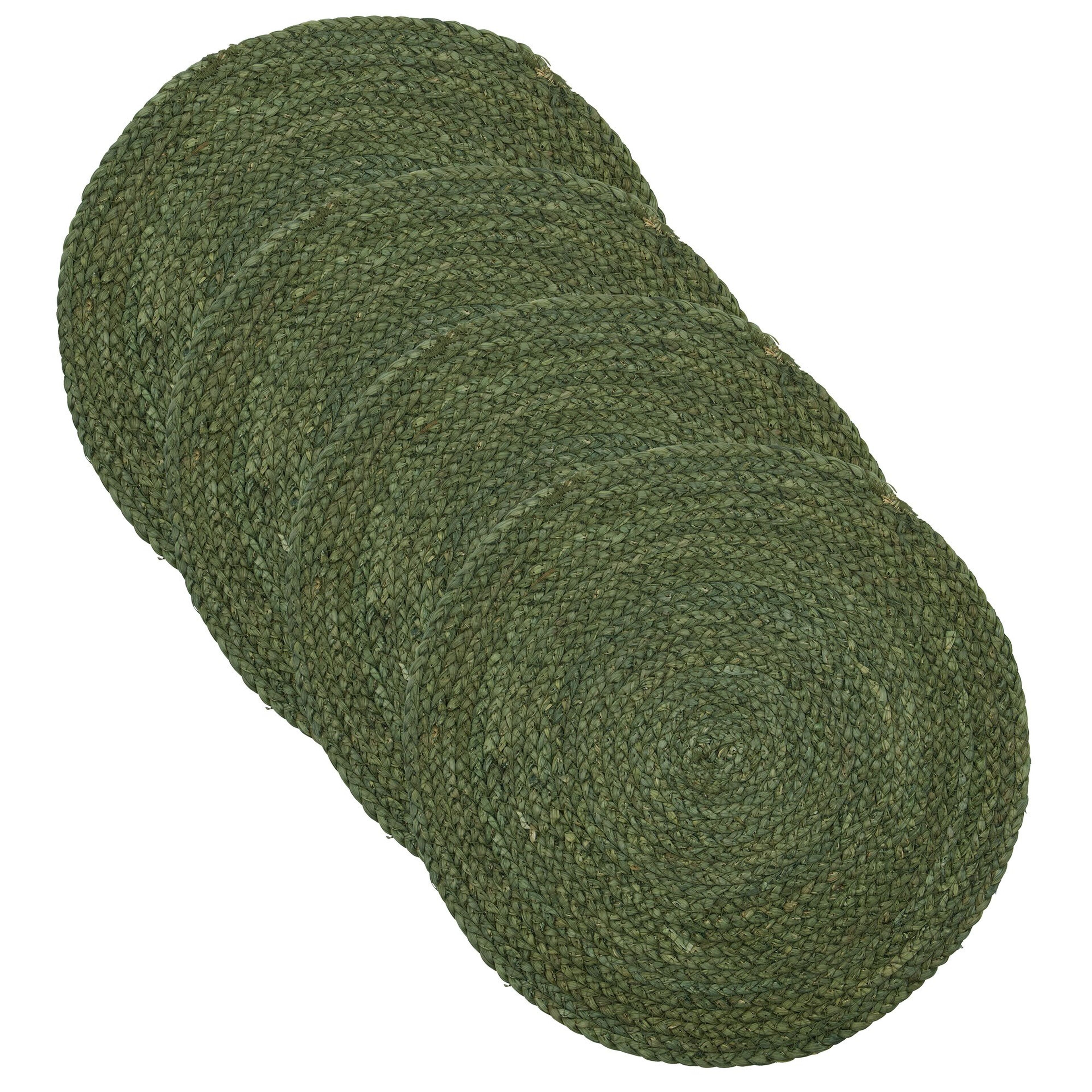 Circle bordstablett 38 cm, grønn/natur