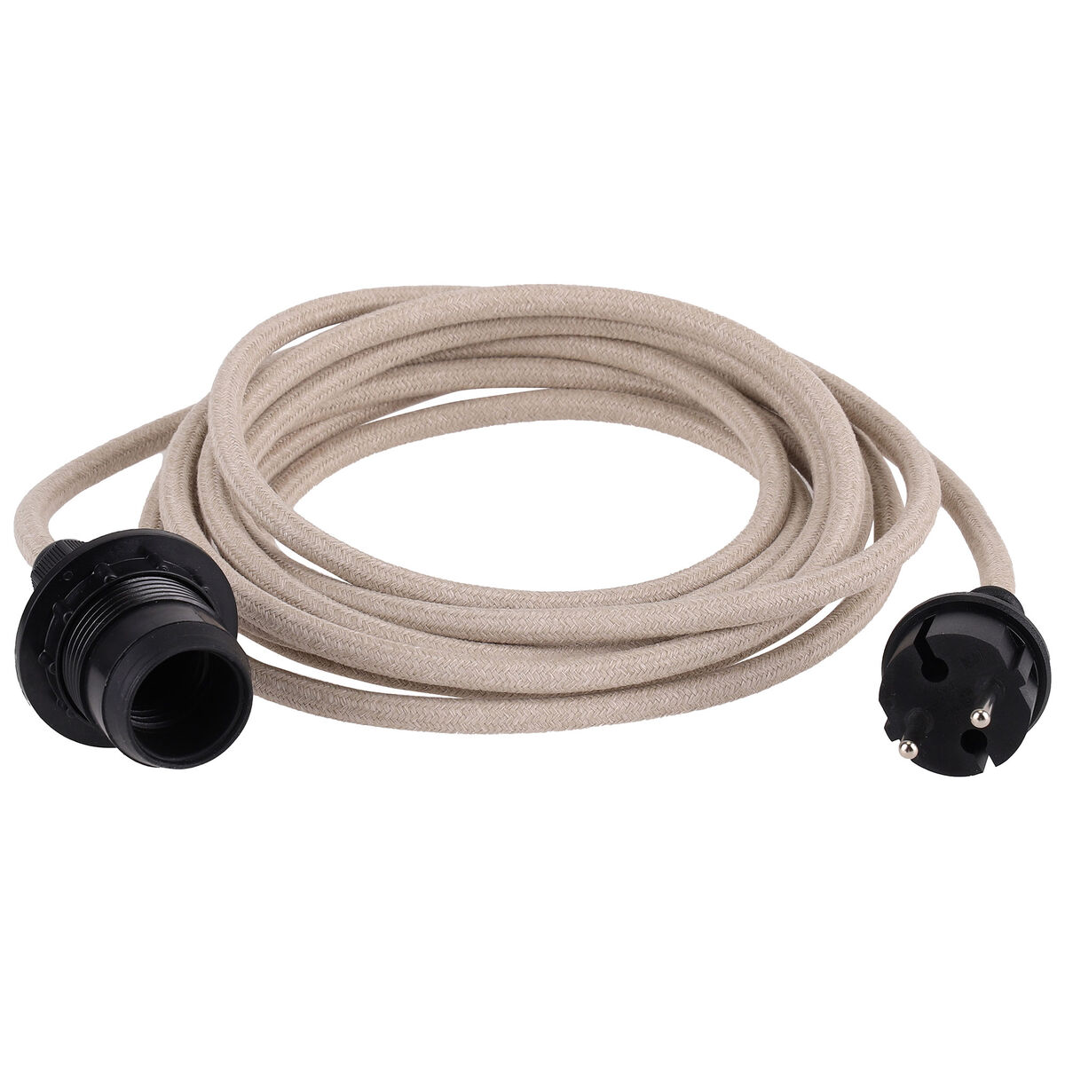 Kabel för utomhusbelysning 5 meter, natur