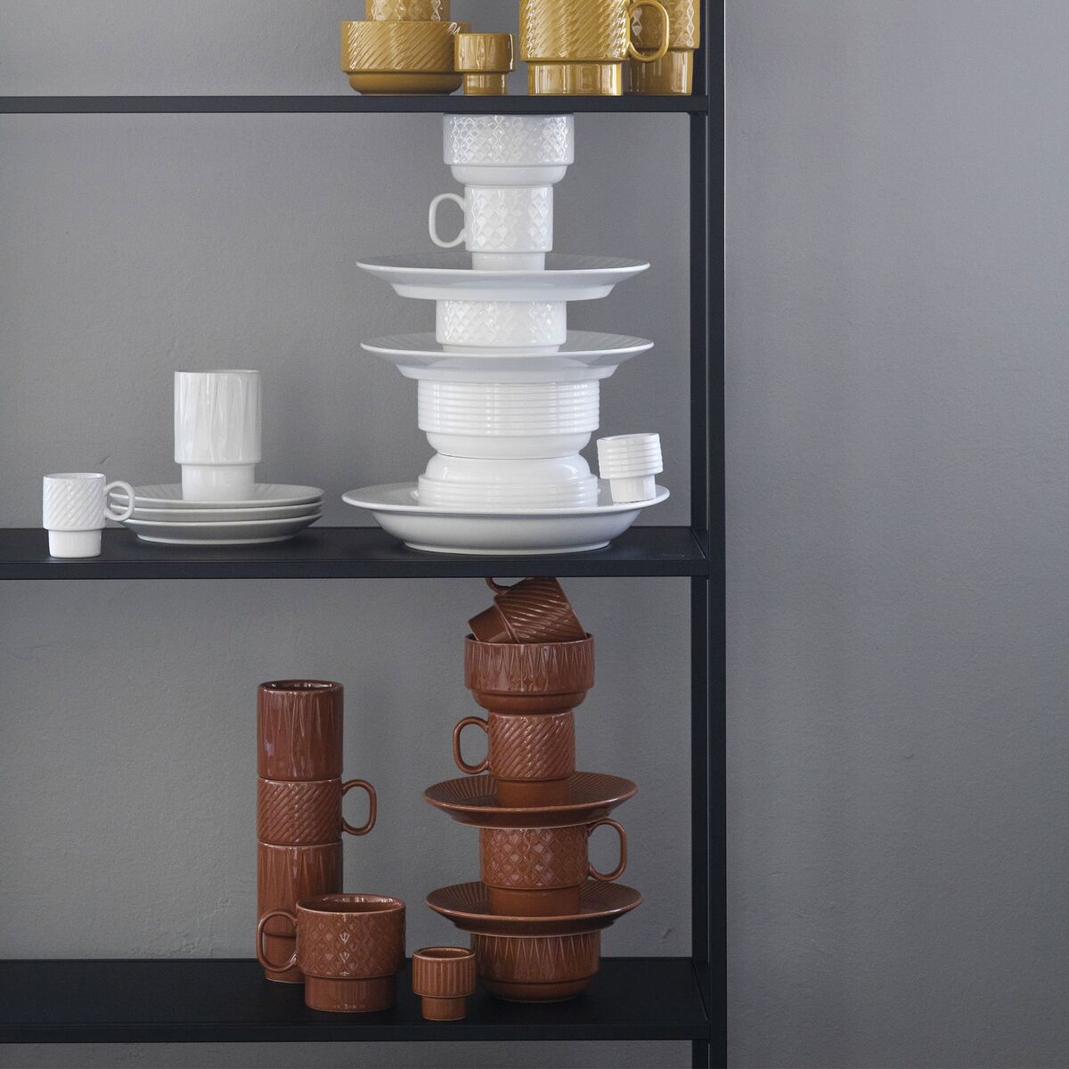 Coffee & More tekrus 2 stk., terrakotta