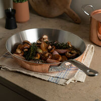 Samuel Groves Stekepanne 28 cm, kobber