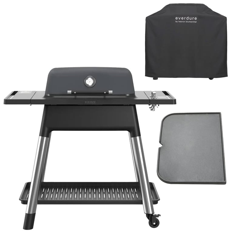 product-Force gasgrill + grillbetræk & grillplade grafit