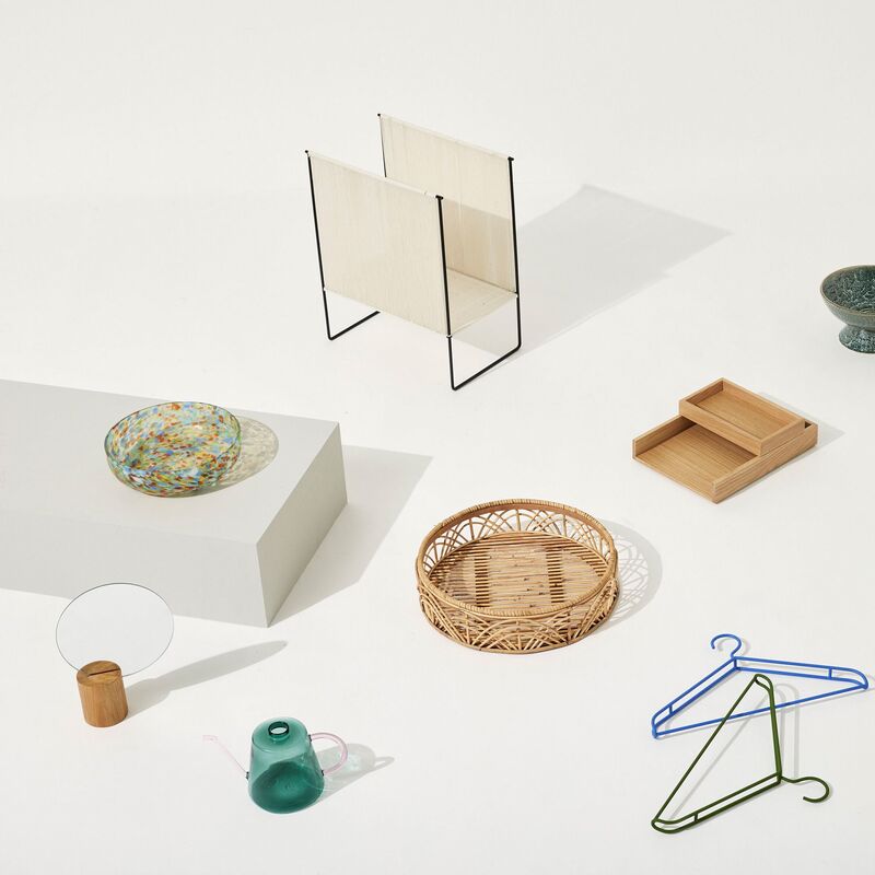 Flora vandkande 23 cm, mørkegrøn/lyserød