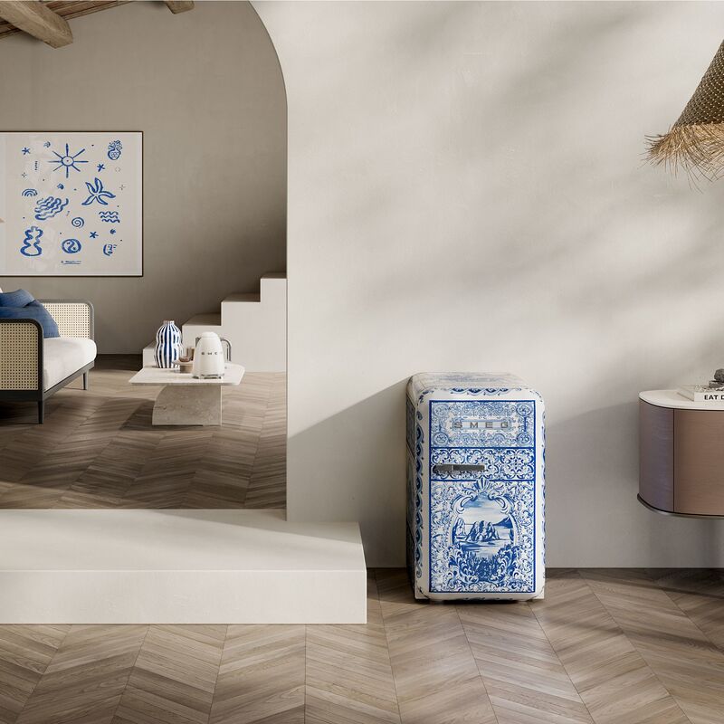 FAB5RDGME5 D&G Blu Mediterraneo vapaasti seisova jääkaappi, 73 cm