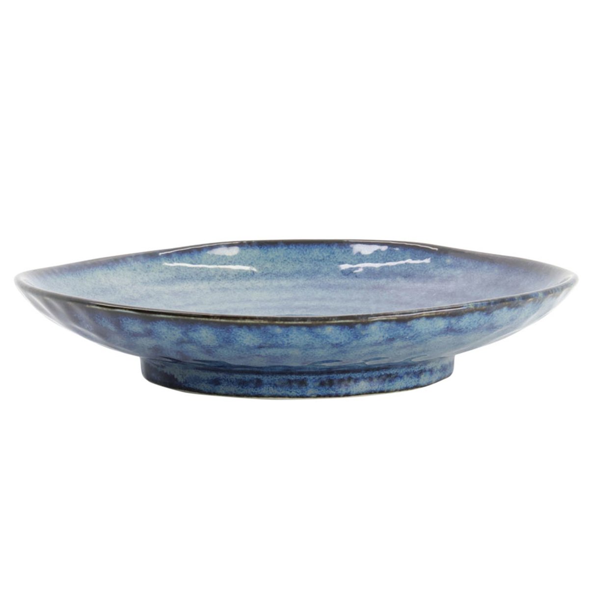 Triangle tallerken 18,9 x 3,5cm, cobalt blue