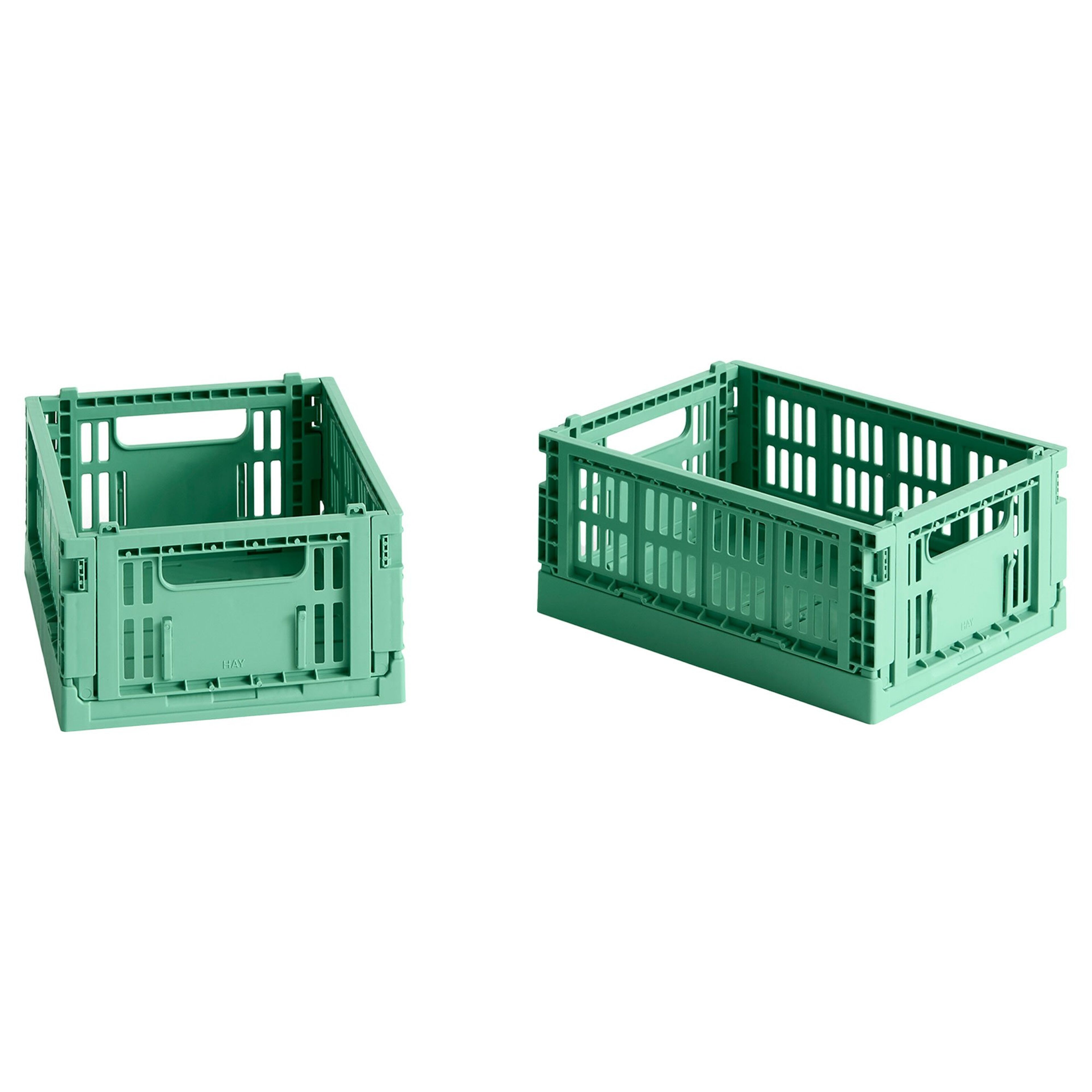 Colour Crate förvaringslåda mini 2 st, dark mint