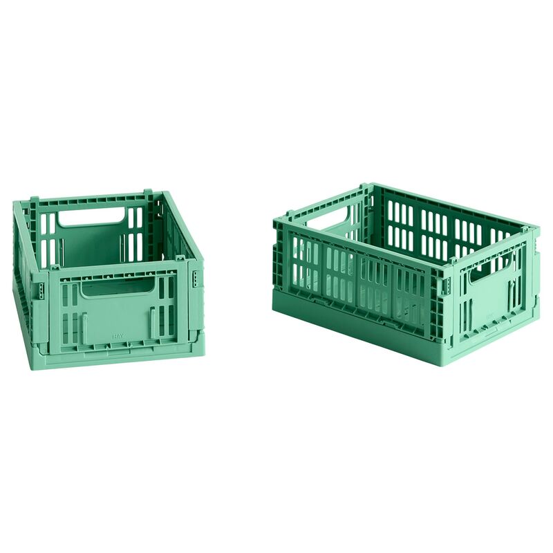 Colour Crate oppbevaringsboks mini 2 st, dark mint