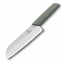 Swiss Modern santokukniv 17 cm, oliv