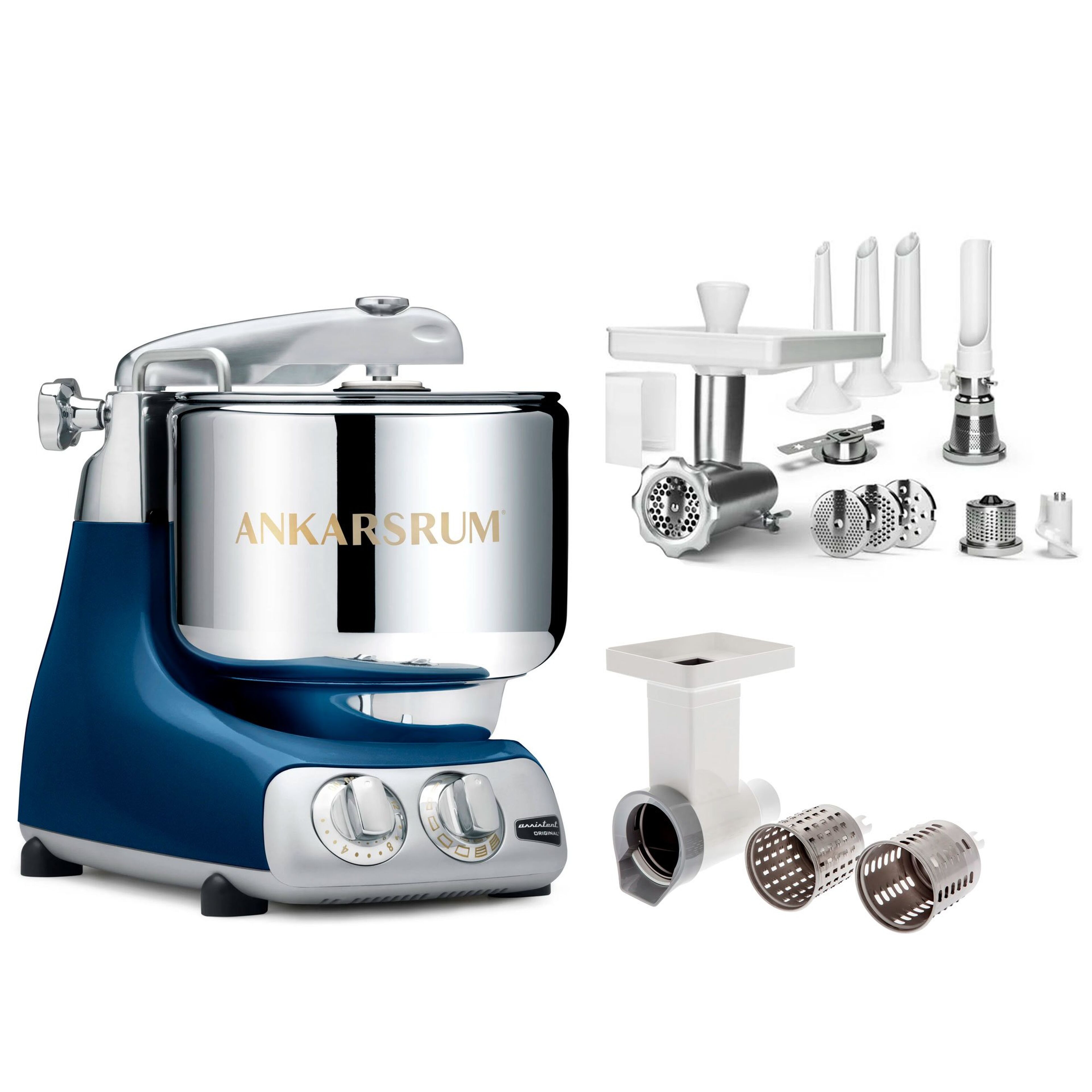 Assistent Köksmaskin, stort tillbehörspaket, ocean blue