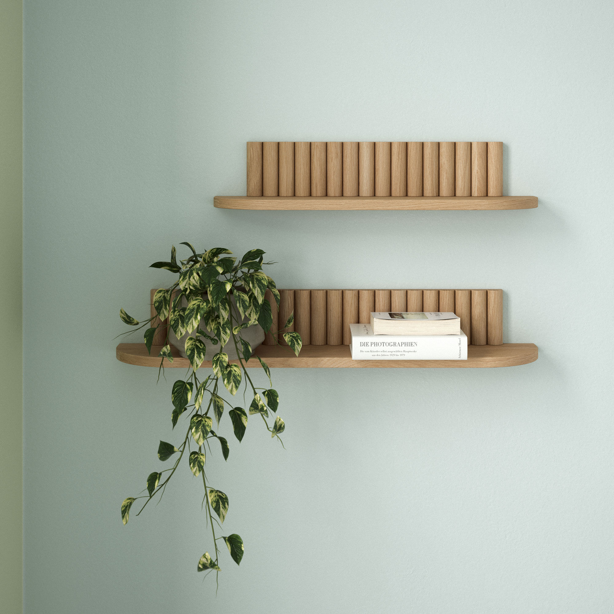 Pillar hylde large 78 x 15 cm, eg