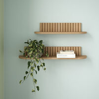 Pillar hylde large 78 x 15 cm, eg