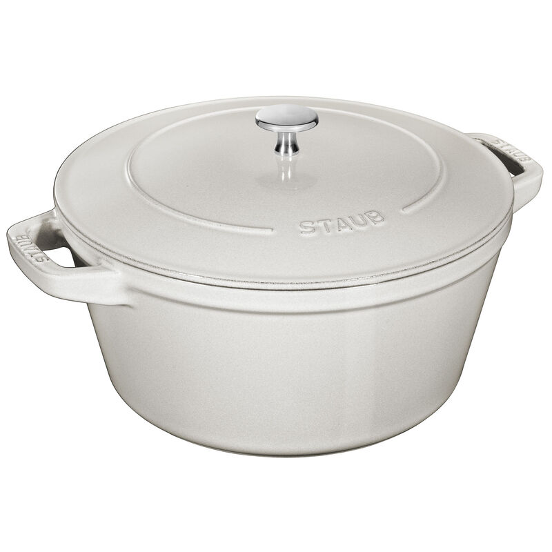 Grytesett i støpejern 24 cm, White Truffle