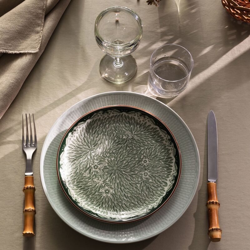 Ostindia Floris lautanen 20 cm, vihreä