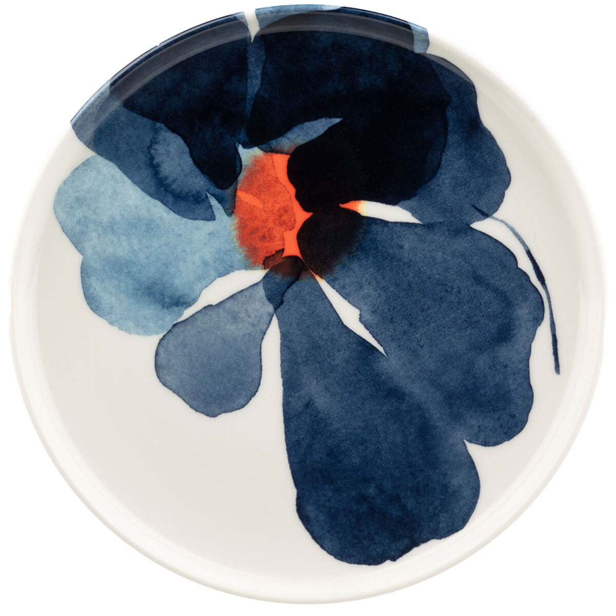 Valssi tallerken 20 cm, white/blue/orange