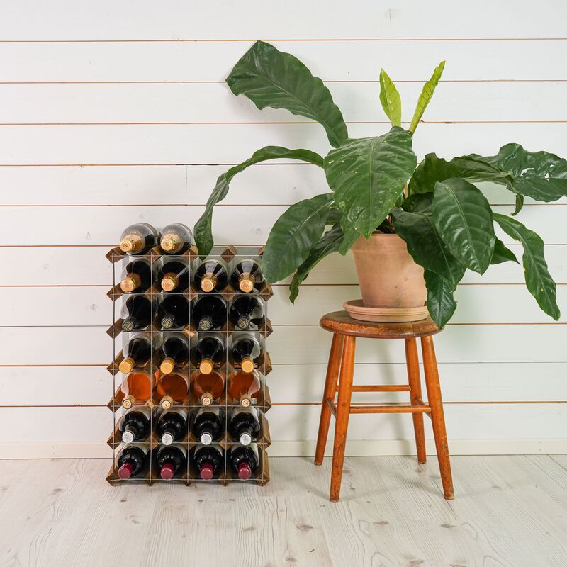 Vinreol Saml-Selv Lys Eg 30 flasker