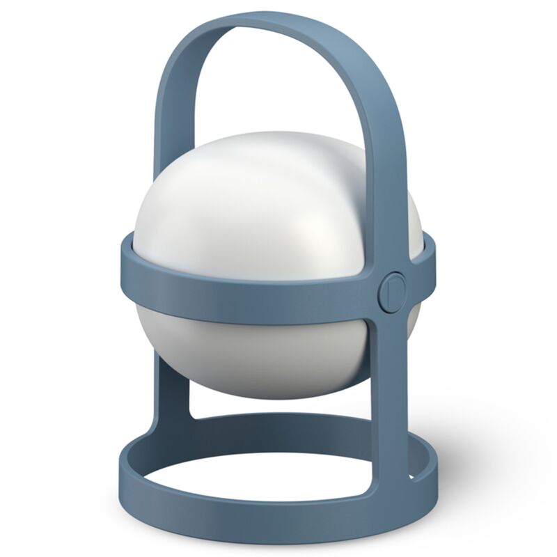 Solar Circular lampa 18,5 cm, sky blue