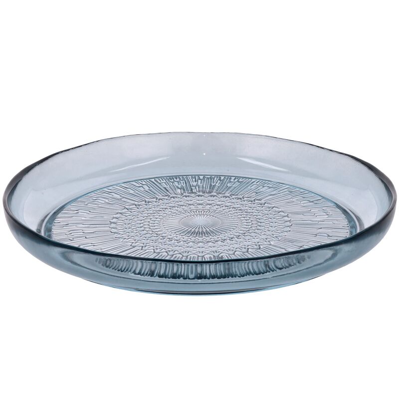 glastallrik 25 cm, blå