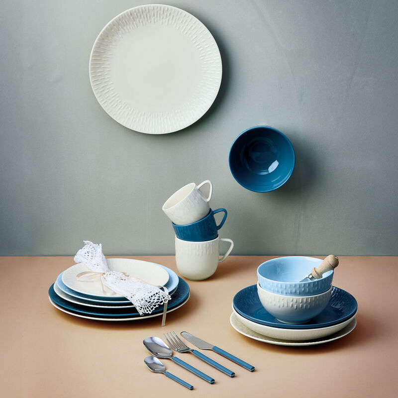 Confetti pastatallerken 23 cm, vanilla