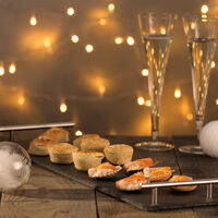 Serveringsfat med Håndtak Skiffer 60x15 cm