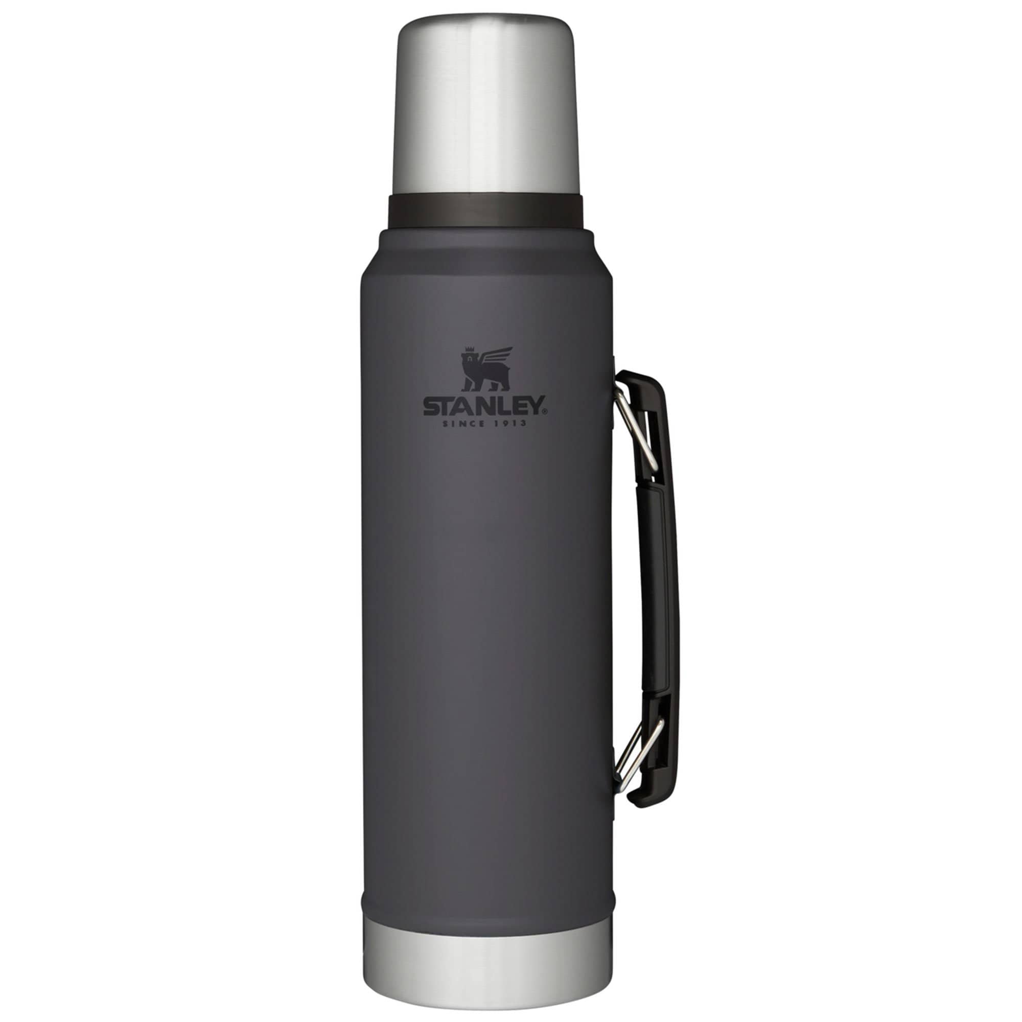 Stanley Thermos Stanley's legendary classic 1.0 L charcoal