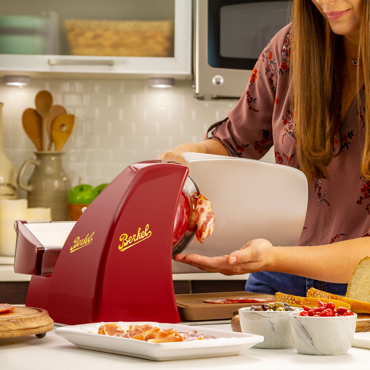 HL PLUS 250 pålægsmaskine, rød