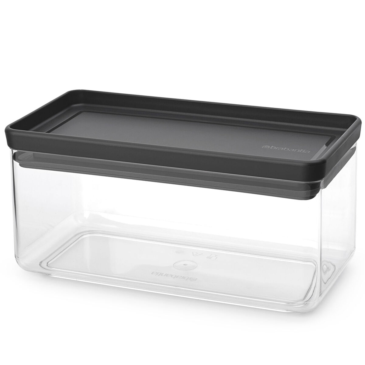 Tasty+ stabelbar beholder 1,5 liter, mørkegrå