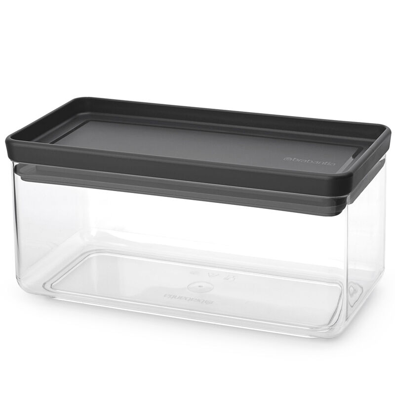 Tasty+ stabelbar beholder 1,5 liter, mørkegrå