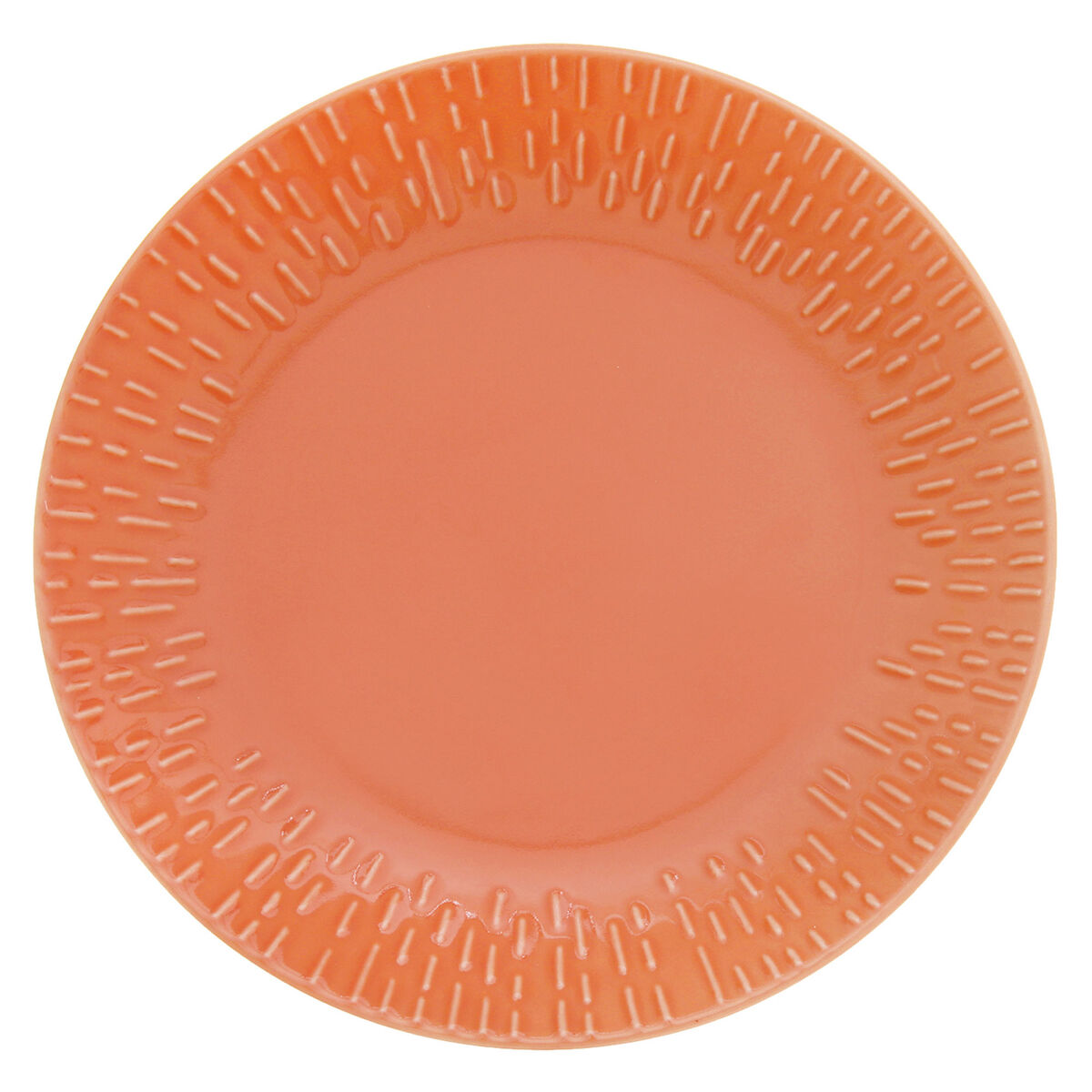 Confetti desserttallerken 21 cm, apricot