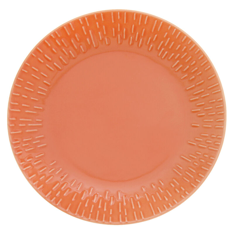 Confetti desserttallerken 21 cm, apricot