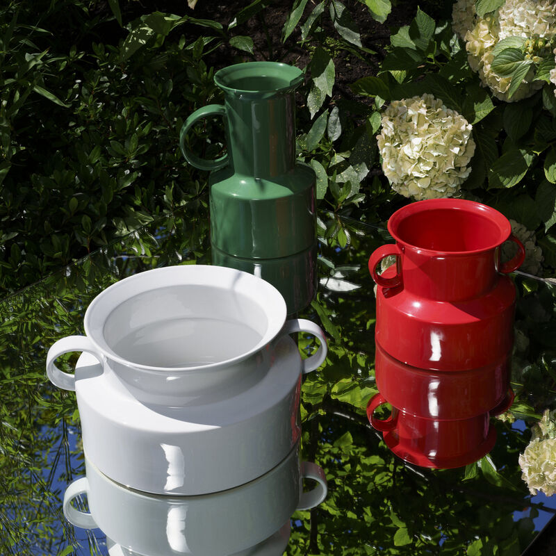 Panto Vas Ø 30 x H 20 cm Off Vit