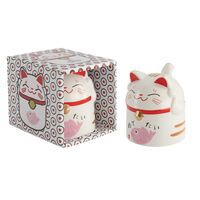 Kawaii Lucky Cat krus 35 cl, pink