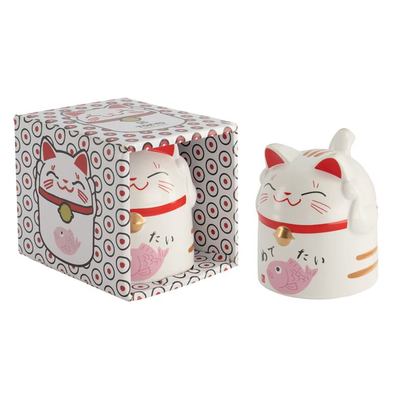 Kawaii Lucky Cat -muki 35 cl, vaaleanpunainen