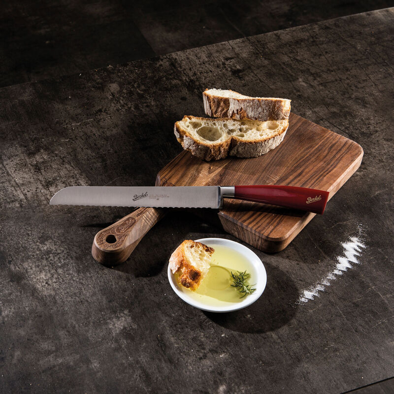 Elegance brødkniv 22 cm, rød