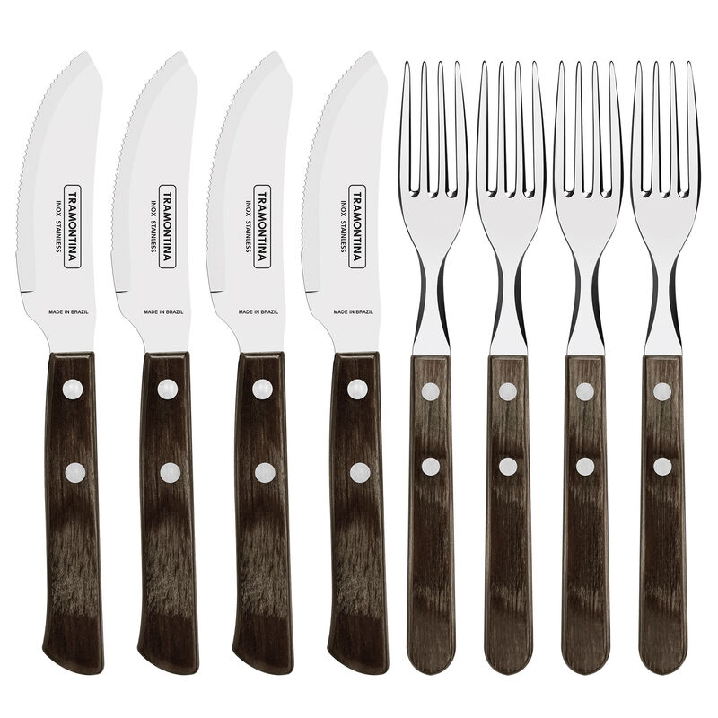 Tramontina Polywood Pizza-aterimet, 8 osaa