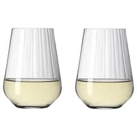 Sternschliff vandglas, 2 stk