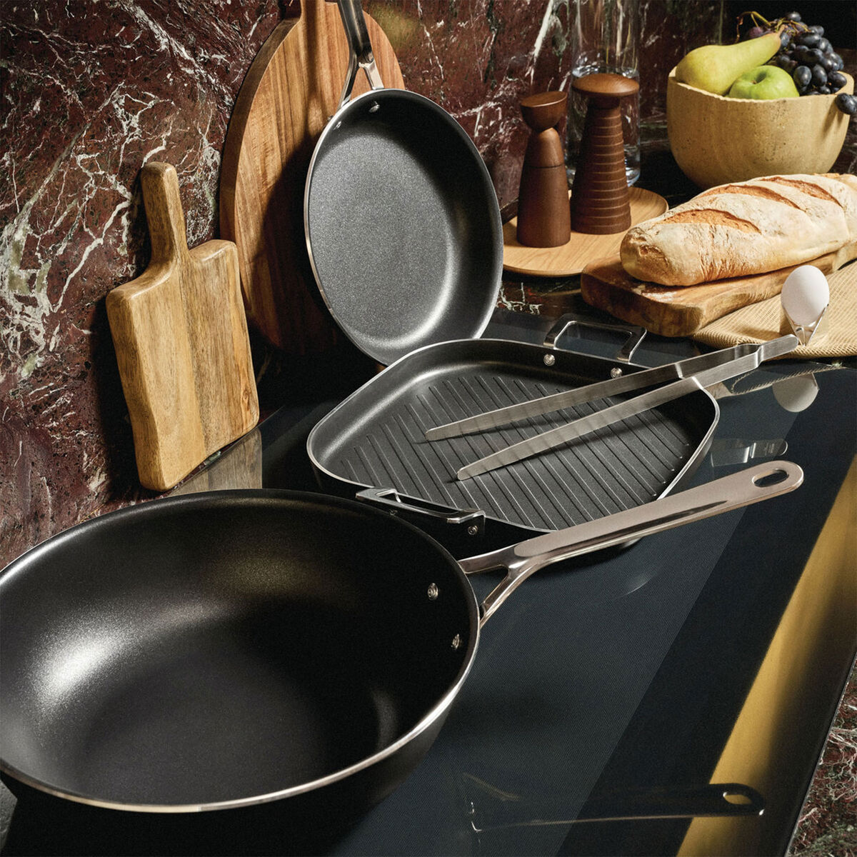 Pots&Pans dyp stekepanne 28 cm, aluminium