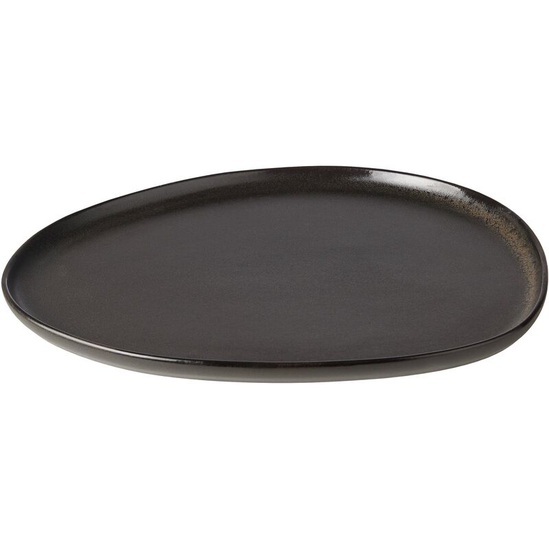 RAW Organic middagstallerken 29x25 cm, titanium black