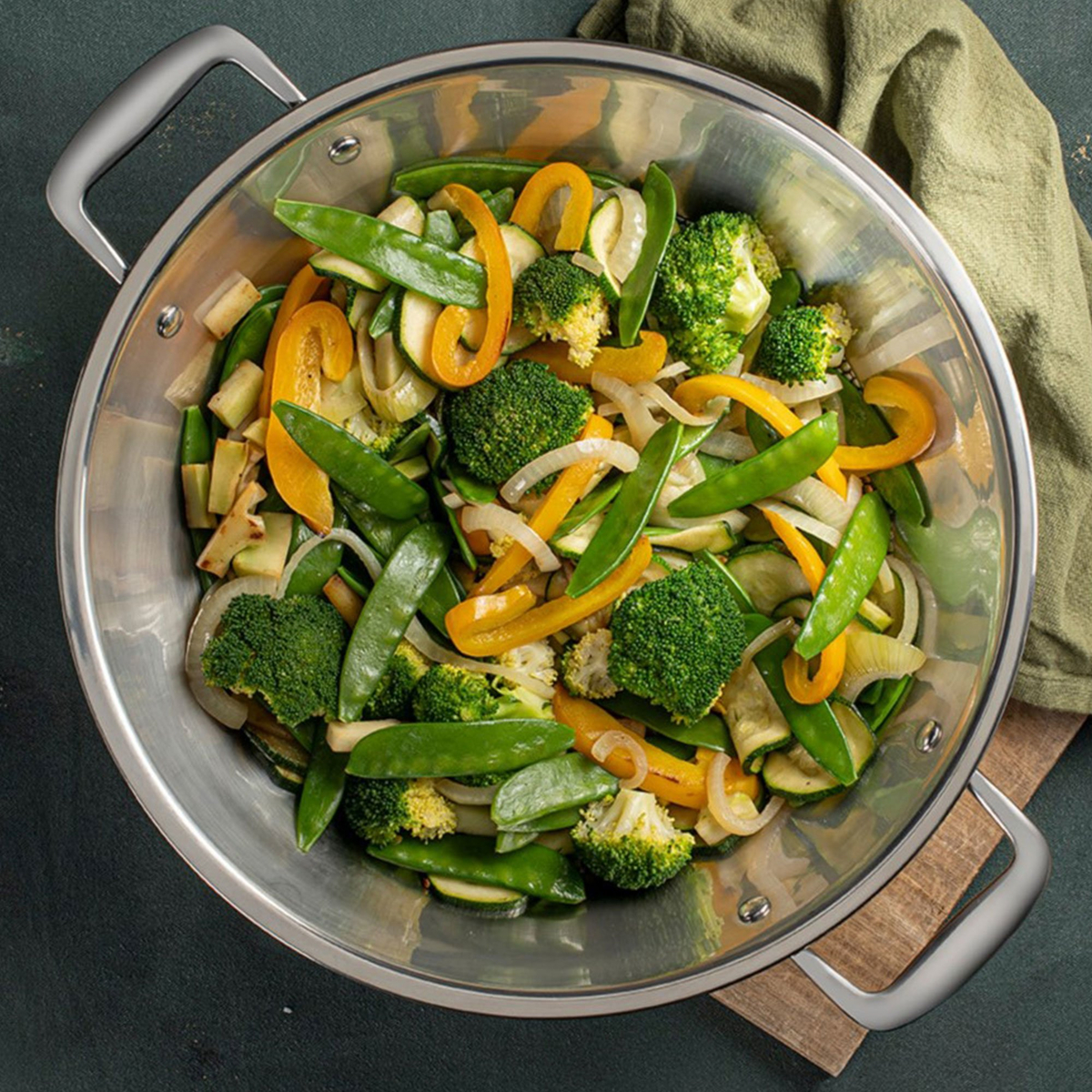 Green Cooking wokkipannu kannella