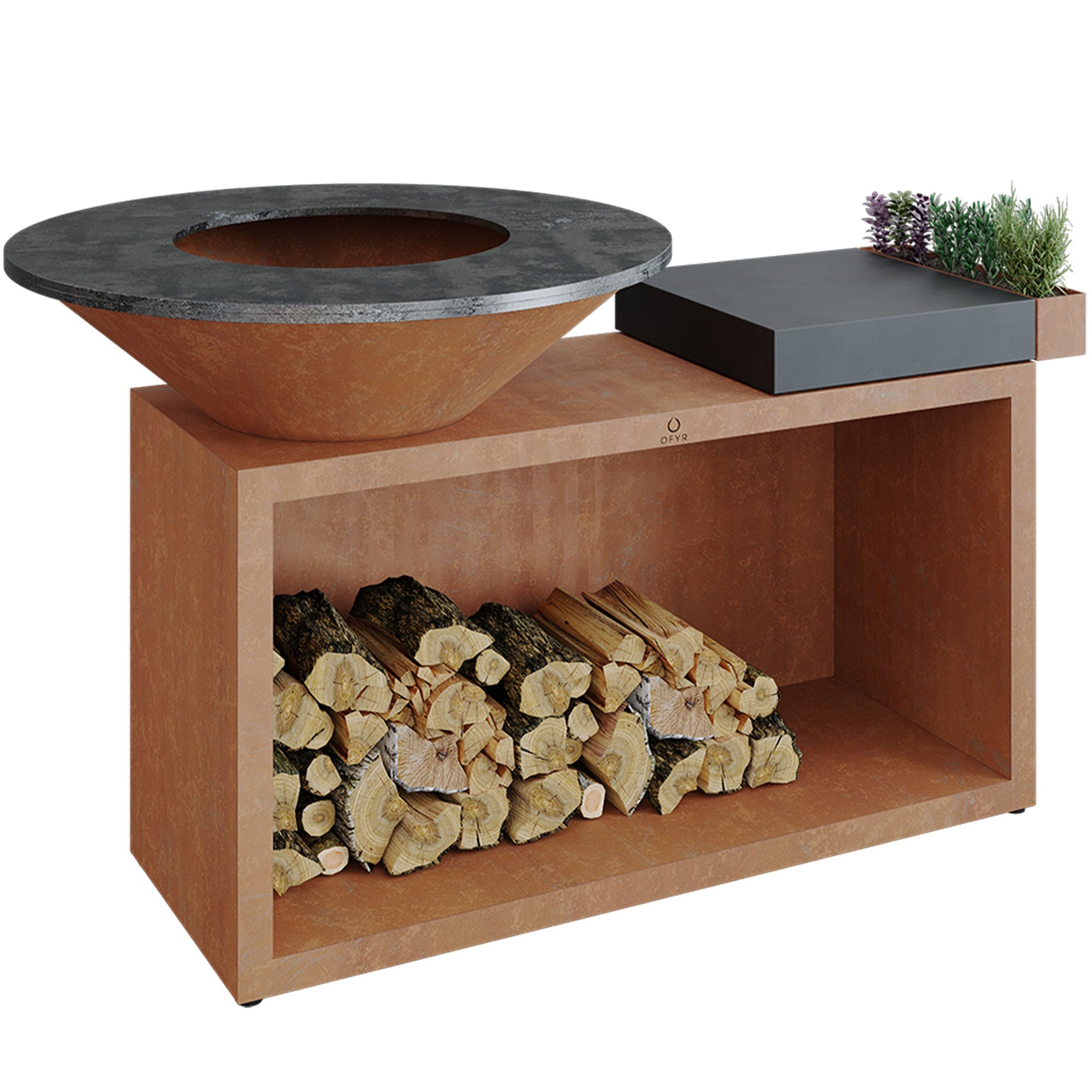 Köksö utomhus, stål