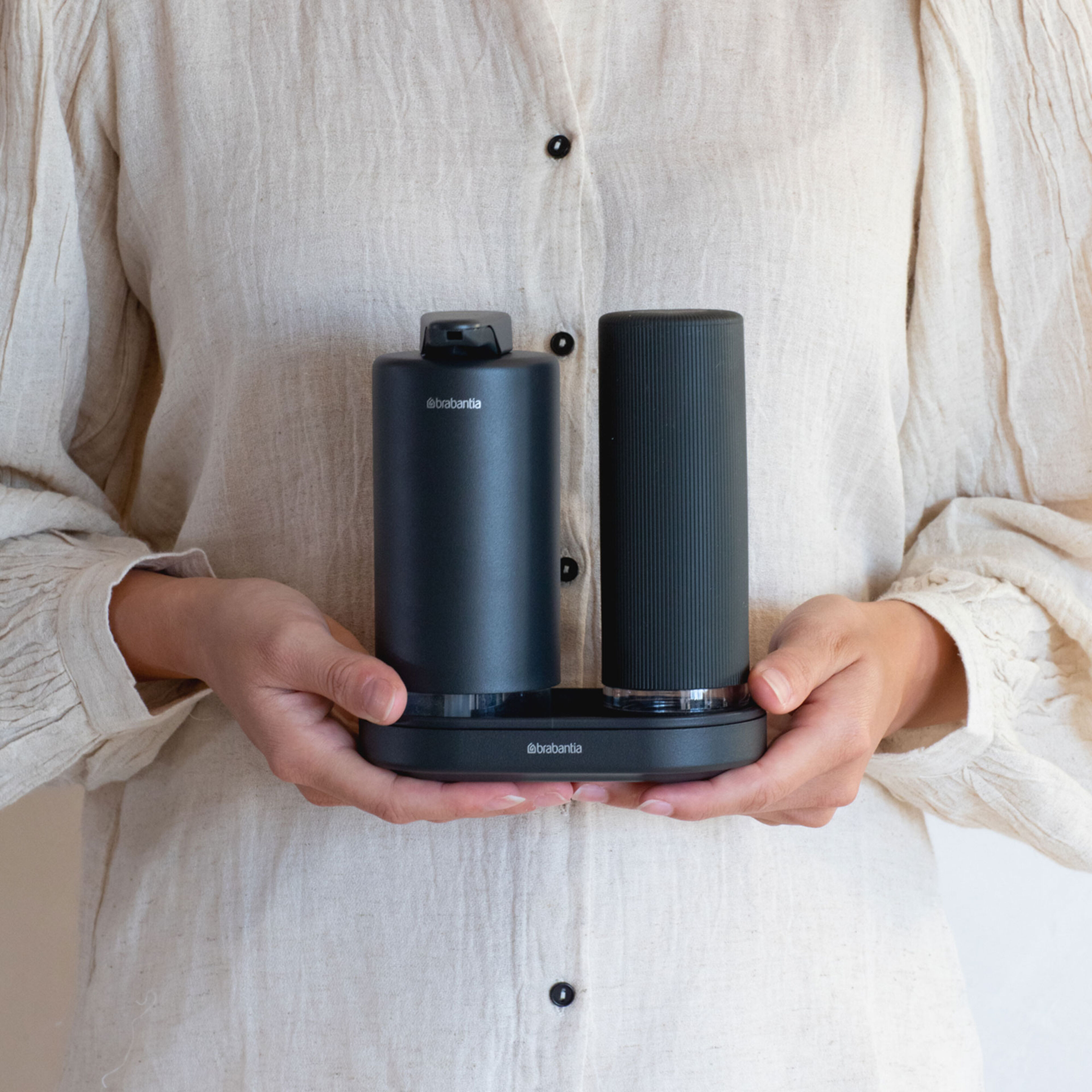 SinkStyle tvål- och diskmedelspump, grå