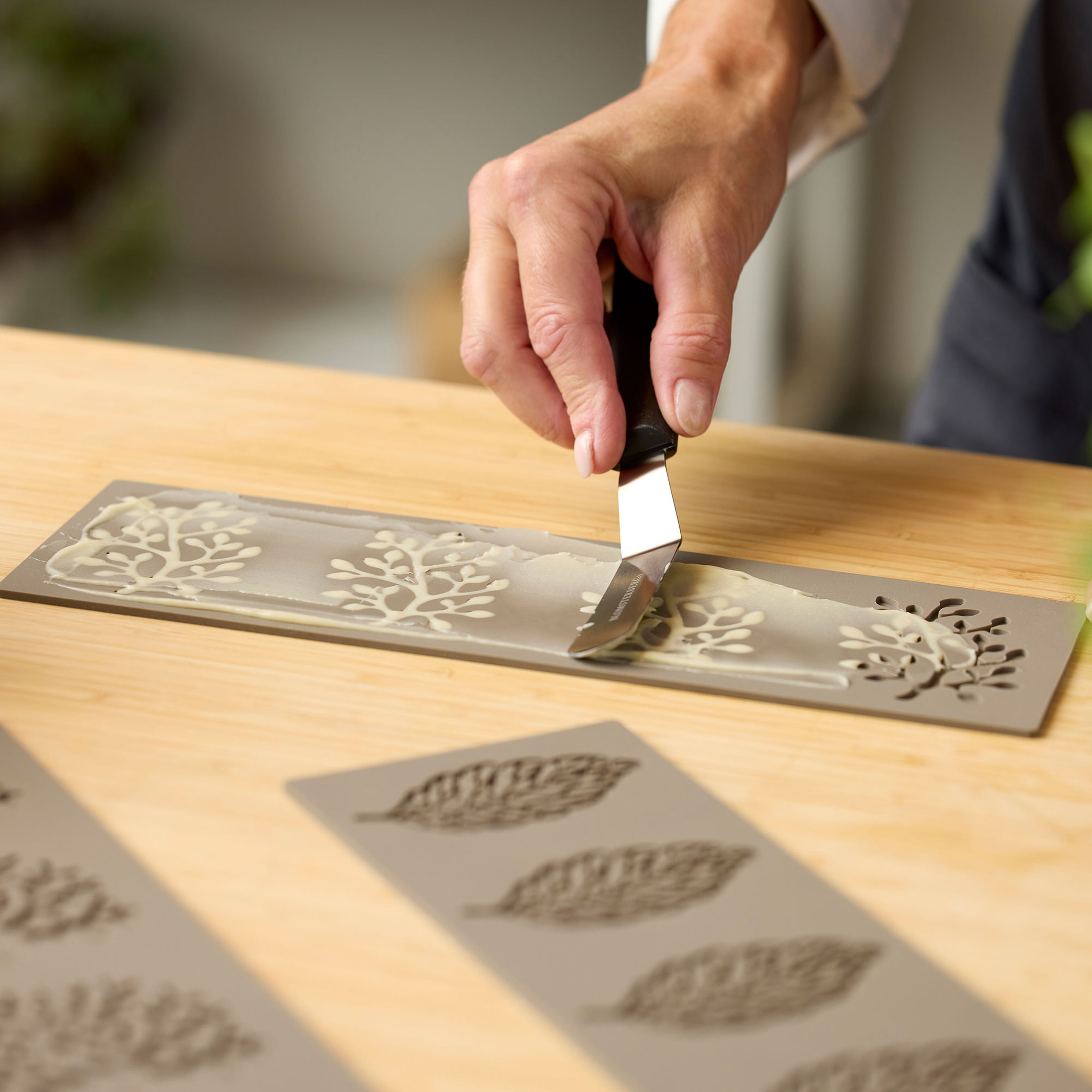 Blomsterbergs Blad tuileform, silikone