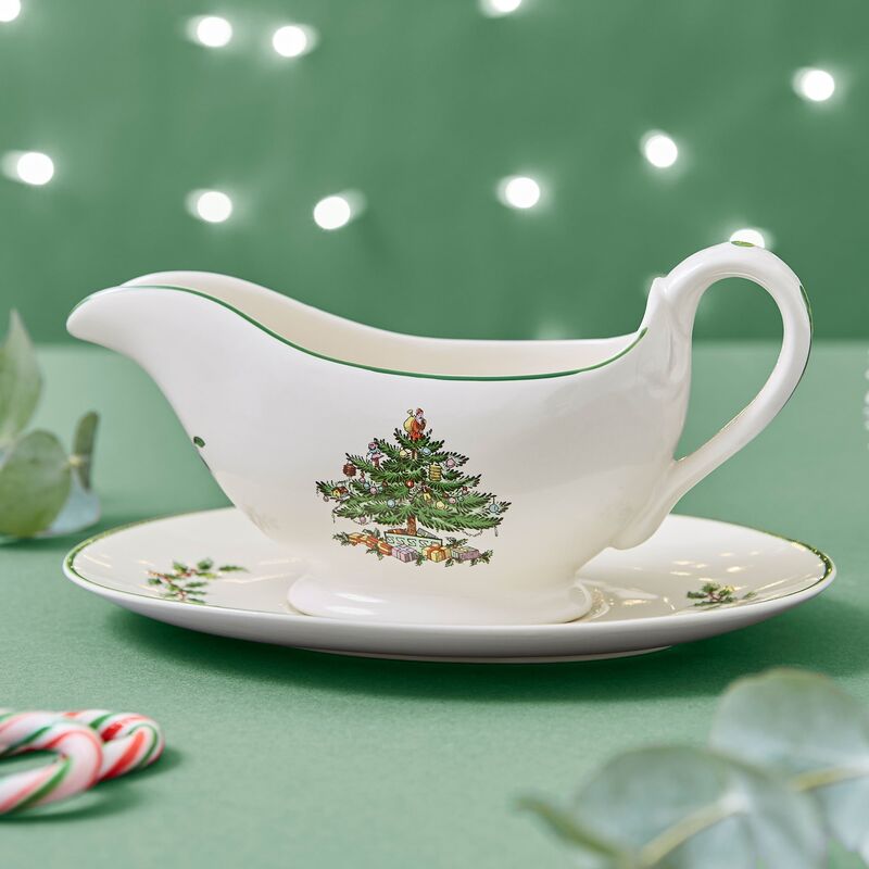 Christmas Tree sausekanne med fat 31 cl