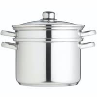 Multi Cooker gryde 7,5 liter, rustfrit stål