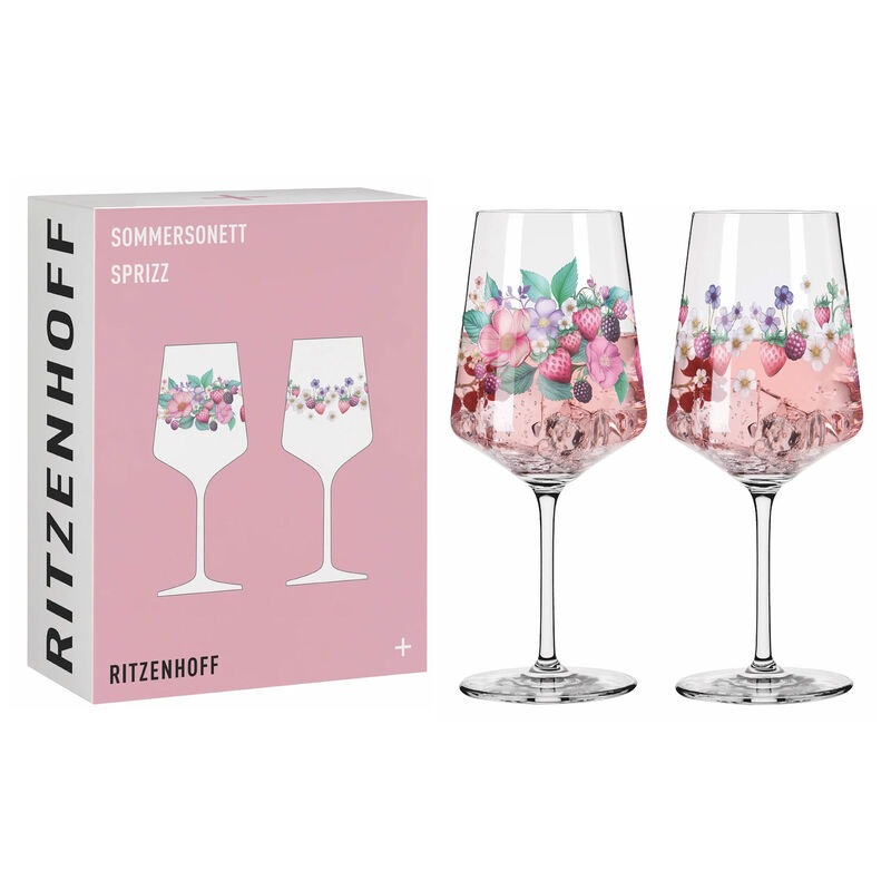 Ritzenhoff Sommersonett Nordic Summer vinglass, 2-pakning