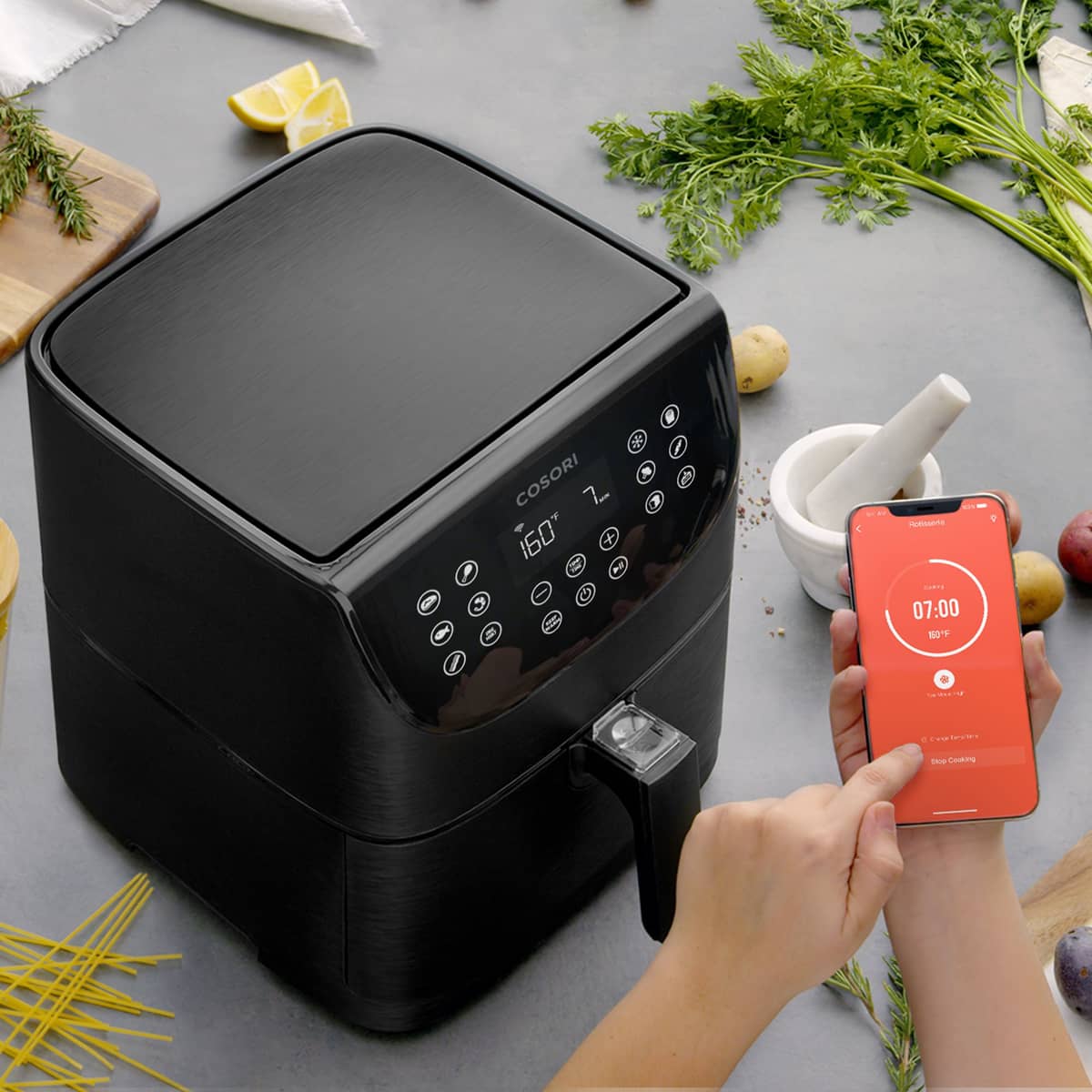 Premium Smart Airfryer 5,5 liter