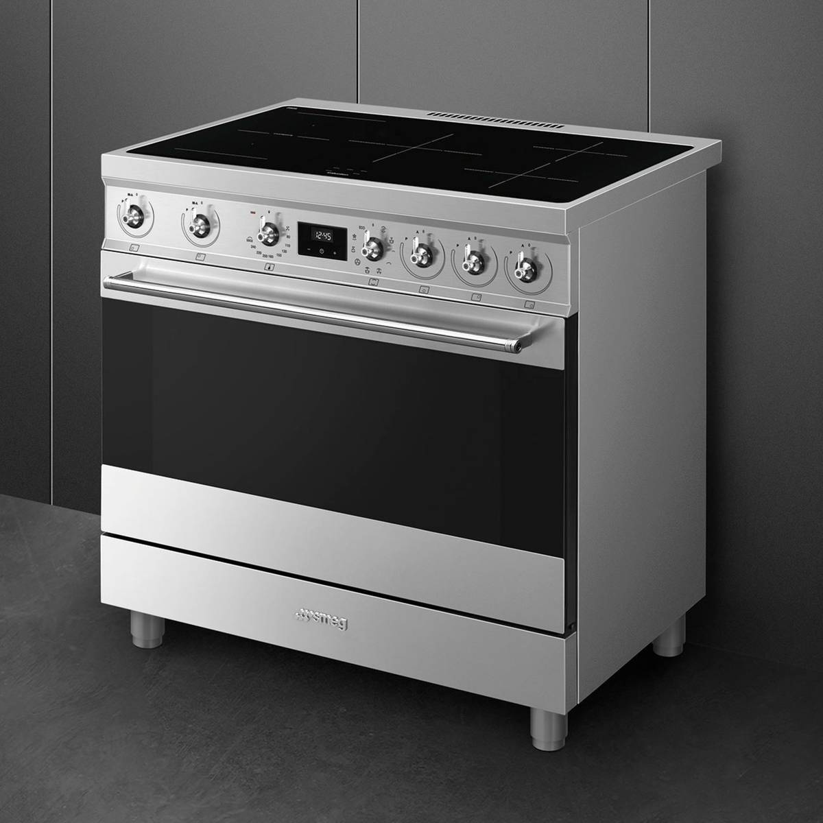 C9IMX2 Induktioliesi Classic 90 cm, ruostumaton teräs