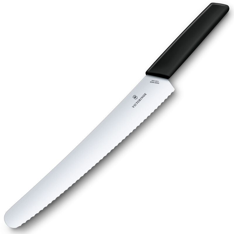 Swiss Modern Brødkniv 26 cm, Svart