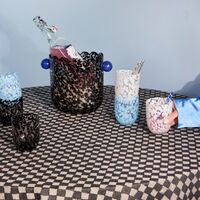 Messy drikkeglass 30 cl 2-pakning, hvit