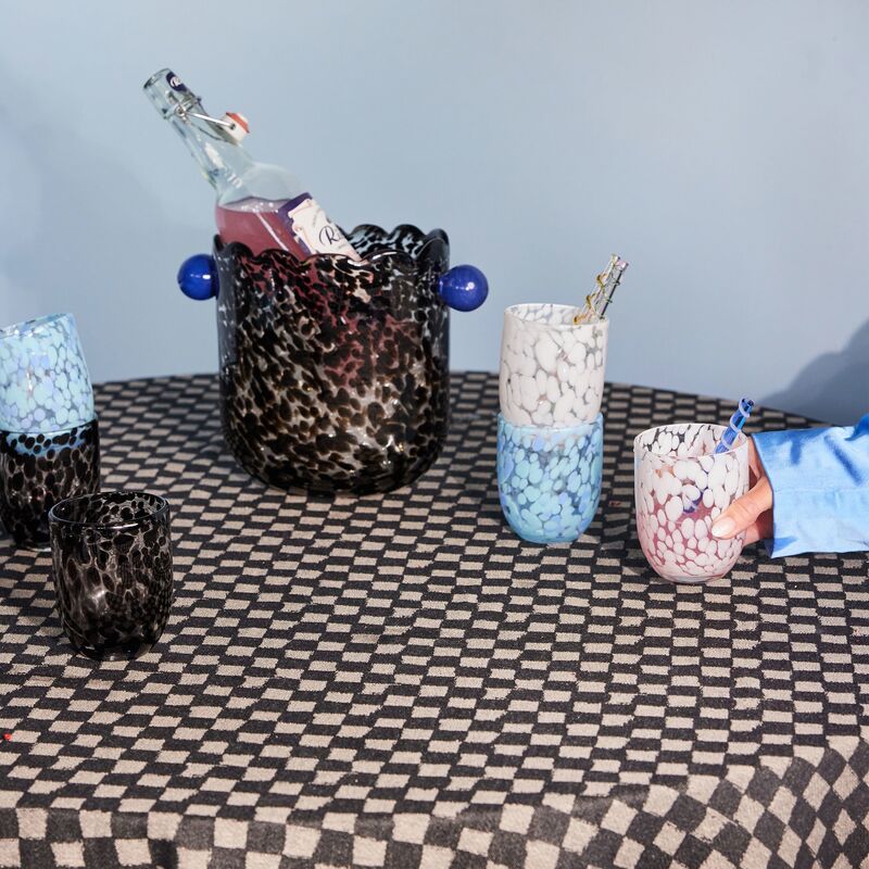 Messy juomalasi 30 cl 2-pakkaus, valkoinen