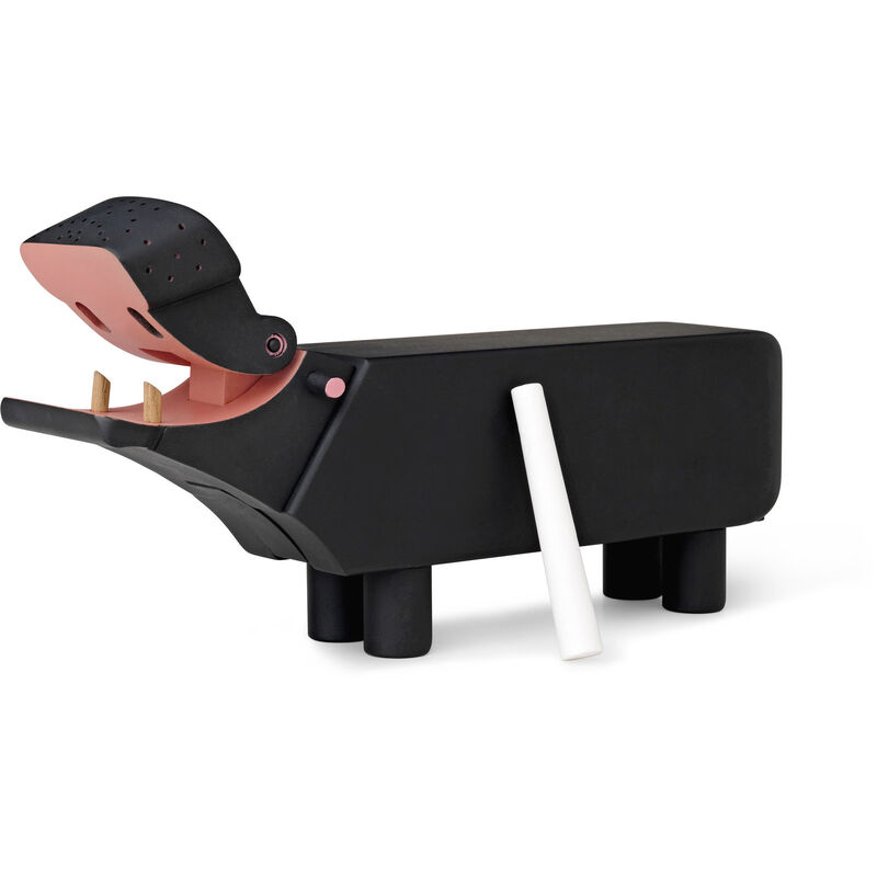 Flodhäst Svart med Tavelfärg