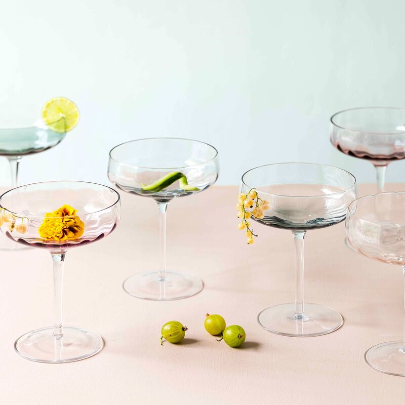 Champagne-/cocktailglass 30 cl, fersken